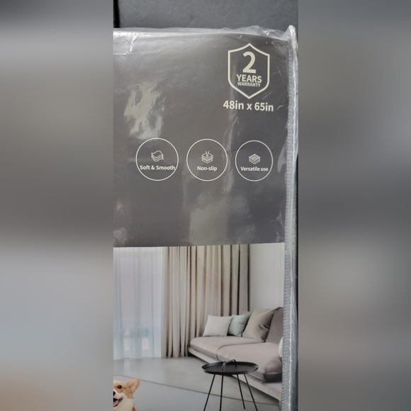 CoolShields Washable Puppy Dog Pee Pad 48" X 65" Extra Large Color  Gray - Picture 8 of 8